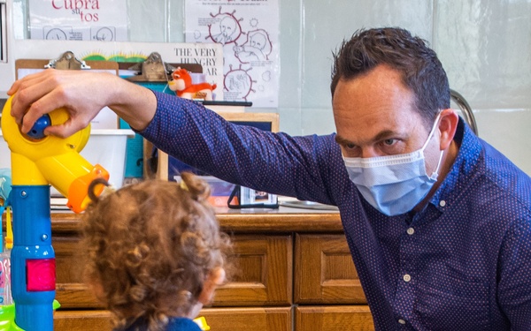 Children learn and play at EDIS Rota