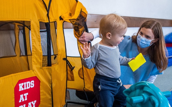 Children learn and play at EDIS Rota