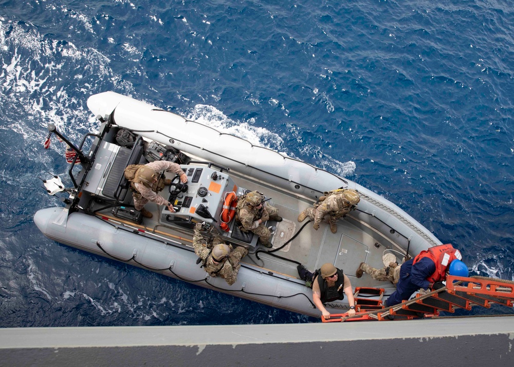 USS Hershel &quot;Woody&quot; Williams (ESB 4) Conducts Maritime Security Operations with Cabo Verde