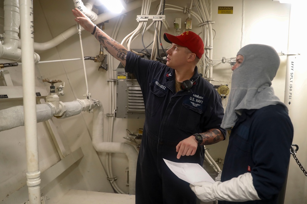 USS Fitzgerald Daily Operations