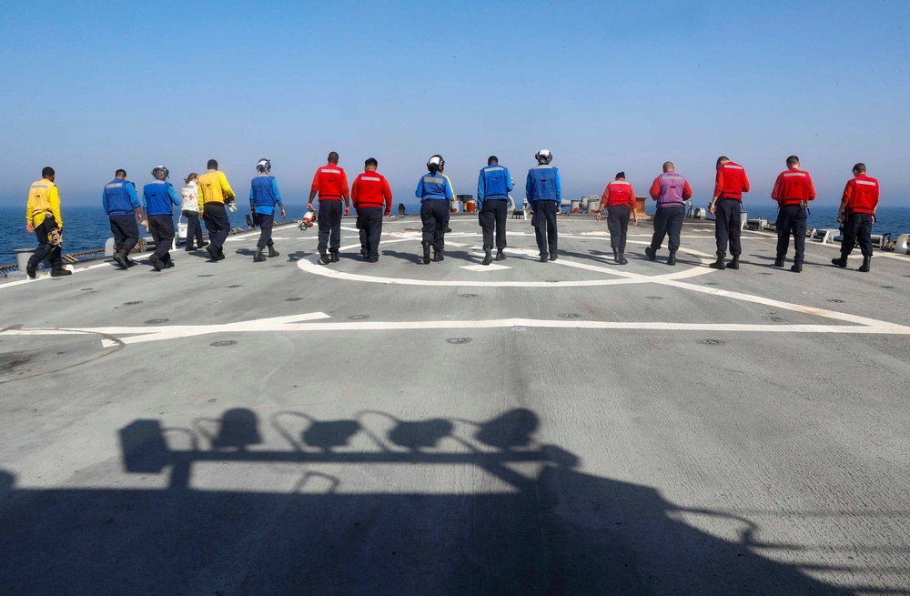 USS Fitzgerald Daily Operations