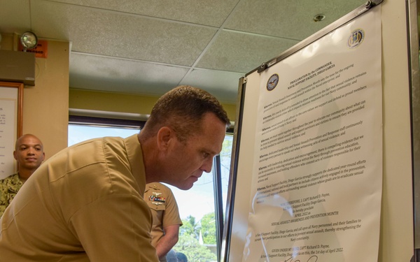 NSF Diego Garcia SAAPM Proclamation Signing