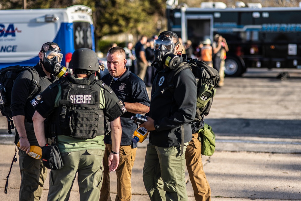 Oklahoma Guardsmen train alongside OKC first responders in city-led exercise