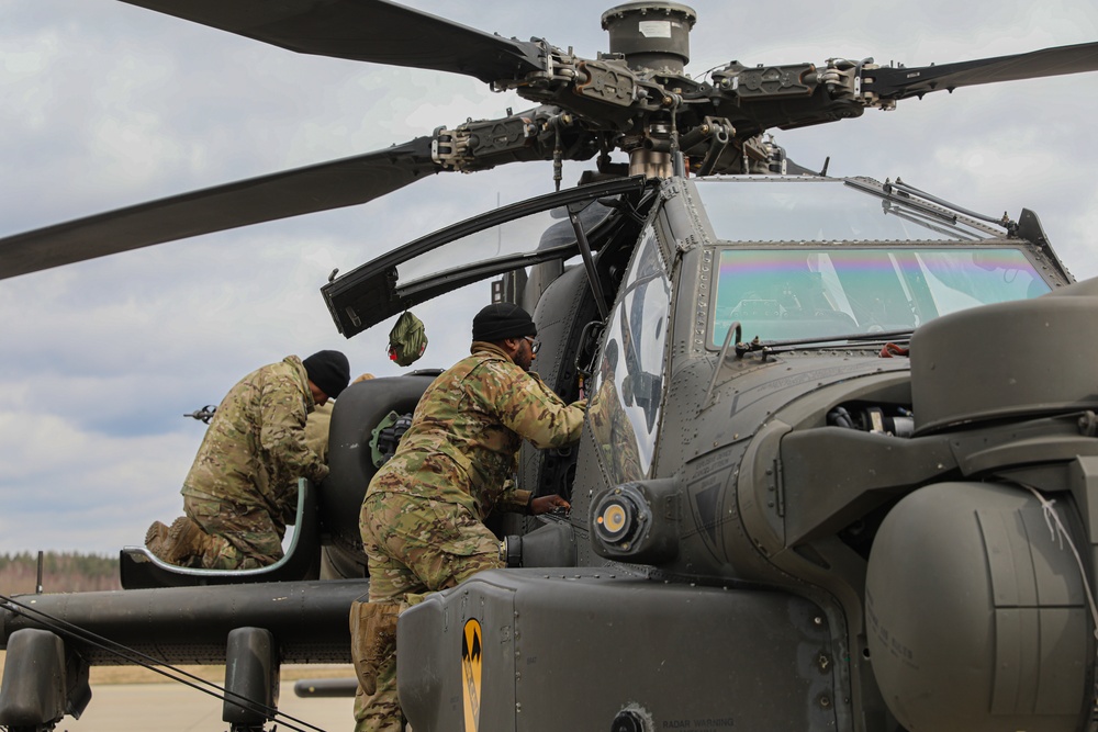 Task Force Palehorse Begins Aerial Gunnery, Poland