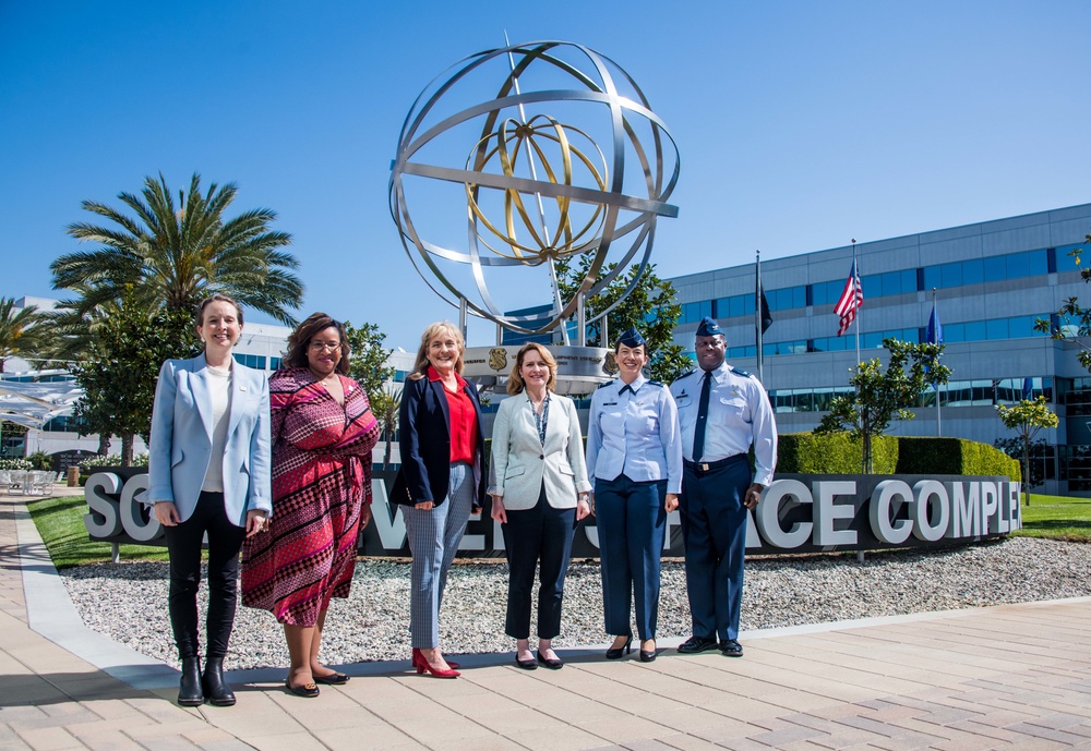 The Honorable Kathleen Hicks, Deputy Secretary of Defense, Visiting LAAFB