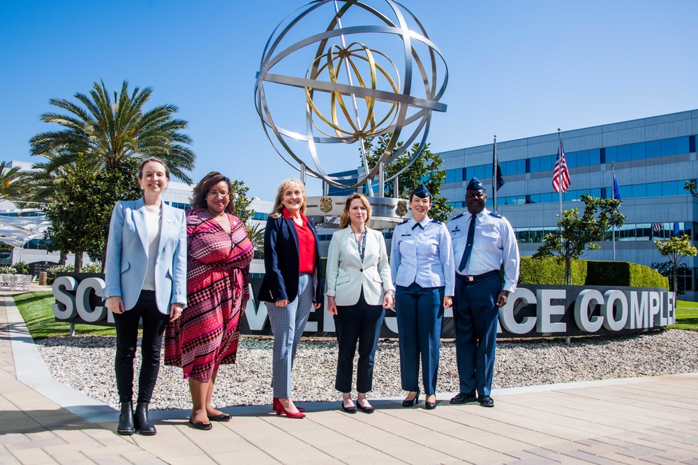 The Honorable Kathleen Hicks, Deputy Secretary of Defense, Visiting LAAFB