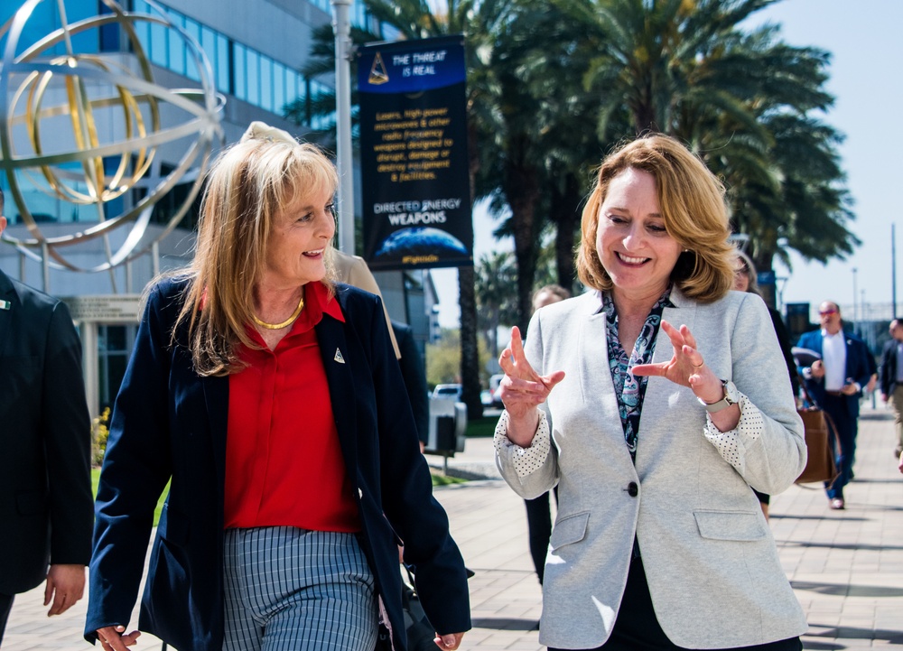 The Honorable Kathleen Hicks, Deputy Secretary of Defense, Visiting LAAFB