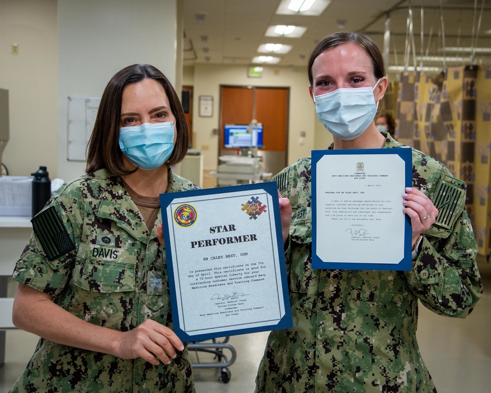 NMRTC San Diego Star Performer Award