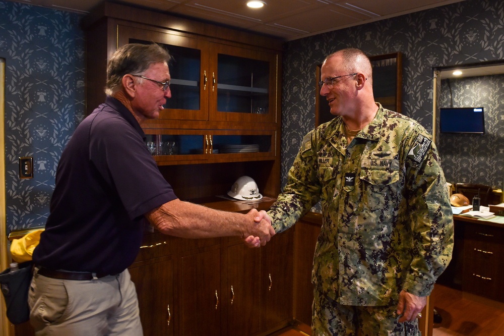 USS Carl Vinson (CVN 70) Conducts Tour for USS Midway Museum Volunteers