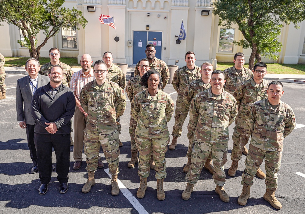 690th Cyberspace Control Squadron takes Squadron photo