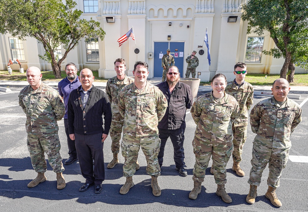 690th  Cyberspace Control Squadron takes Squadron photo