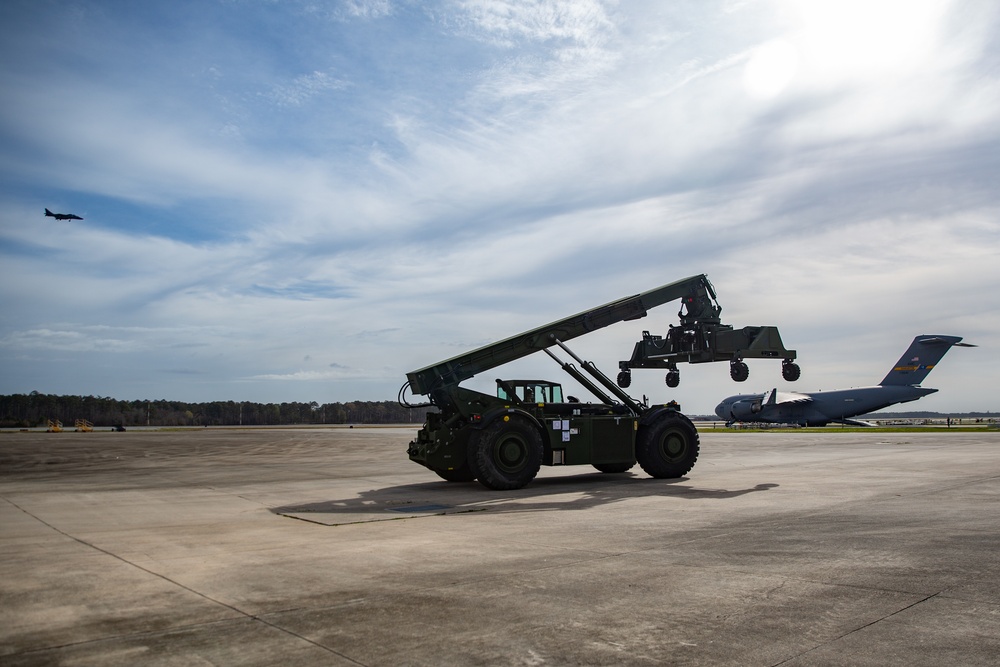 U.S. Marines and U.S. Airmen participate in STRATMOBEX 22