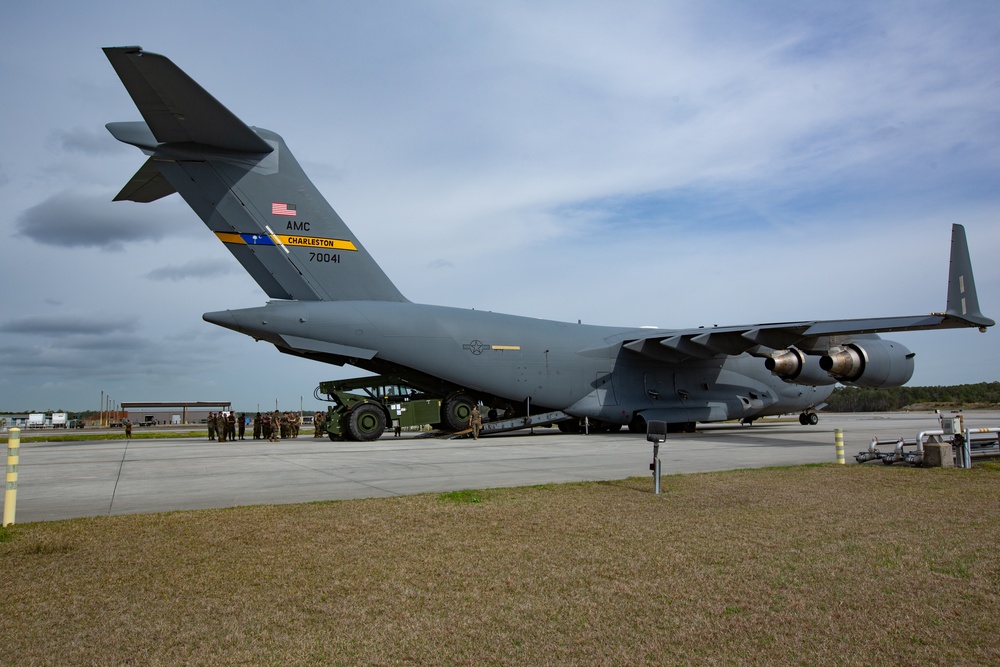 U.S. Marines and U.S. Airmen participate in STRATMOBEX 22