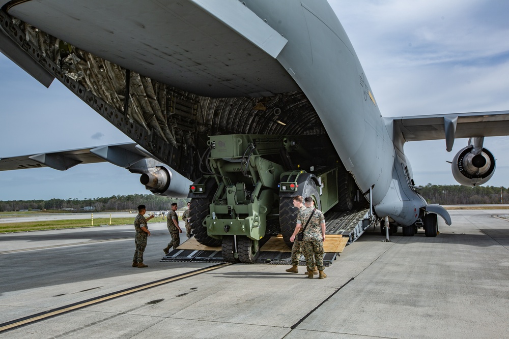 U.S. Marines and U.S. Airmen participate in STRATMOBEX 22