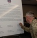 Travis leadership signs proclamations for April
