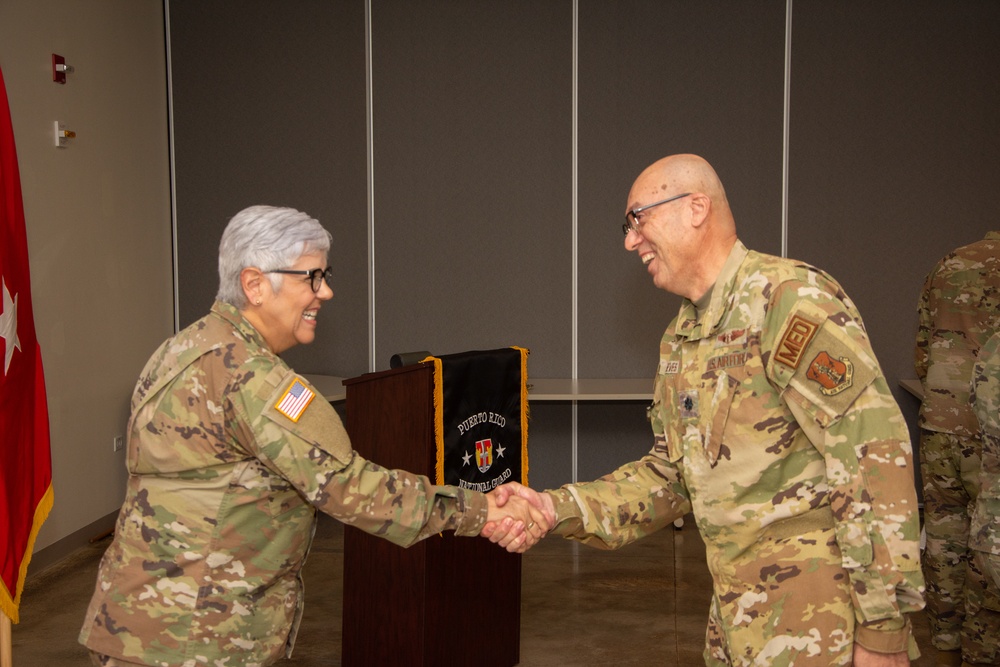 Maj. Linda Durán promotion ceremony