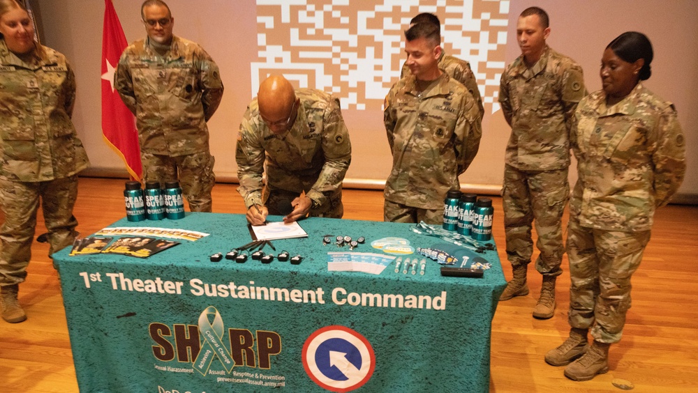 1st TSC Hosts Sexual Assault Awareness and Prevention Month Event
