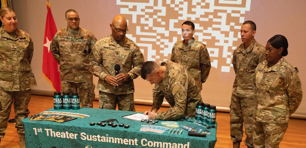 1st TSC Hosts Sexual Assault Awareness and Prevention Month Event