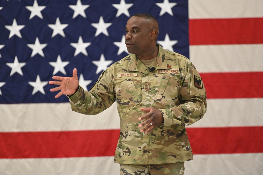 Chief Master Sergeant of the Air National Guard Visits 119 Wing