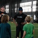 USO Hosts NFL Clinic at Eielson AFB