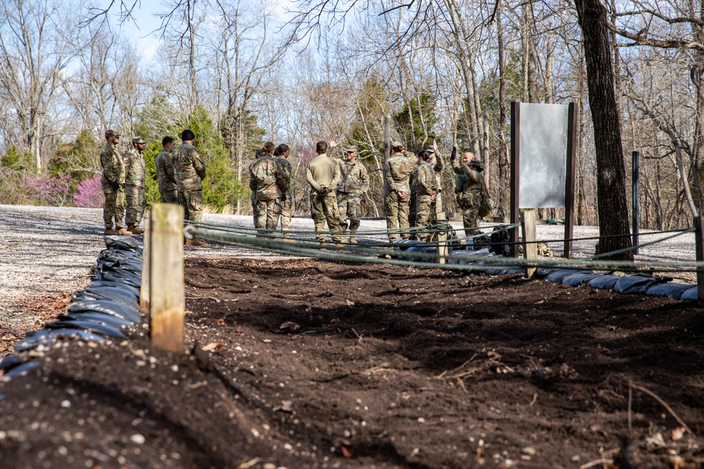 883 QM Company conquers Kentucky confidence course