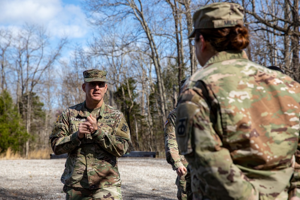 883 QM Company conquers Kentucky confidence course