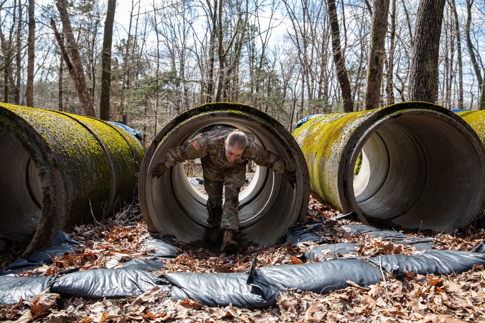 883 QM Company conquers Kentucky confidence course