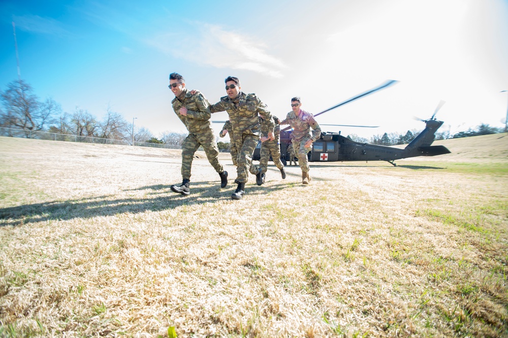 OKNG Soldiers and Airmen host SPP knowledge exchange with Azerbaijan OCC Battalion