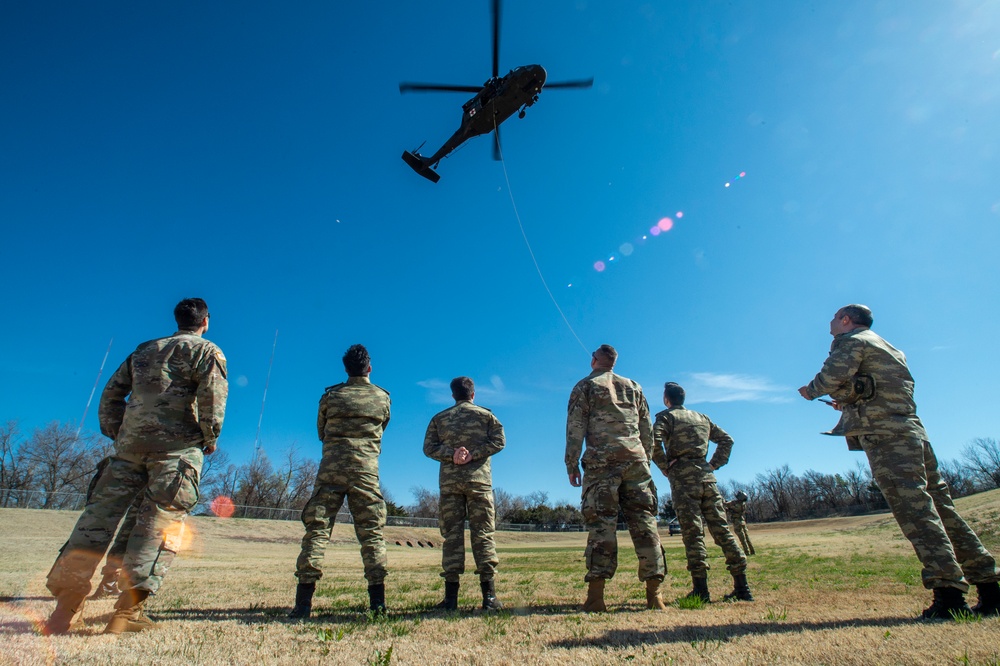 OKNG Soldiers and Airmen host SPP knowledge exchange with Azerbaijan OCC Battalion