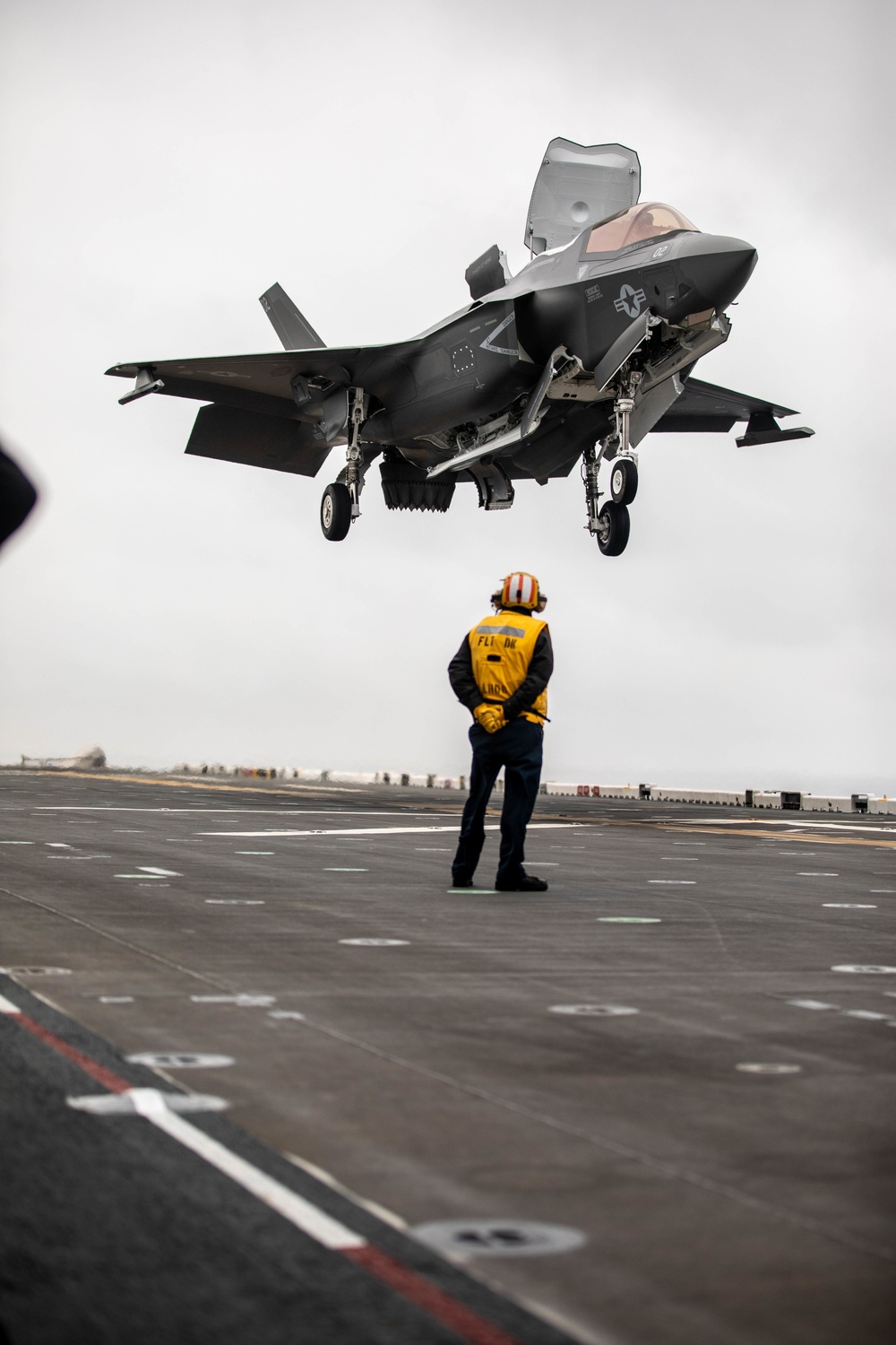 Marine Aircraft Group 13 F-35B Lightning II’s aboard USS Tripoli