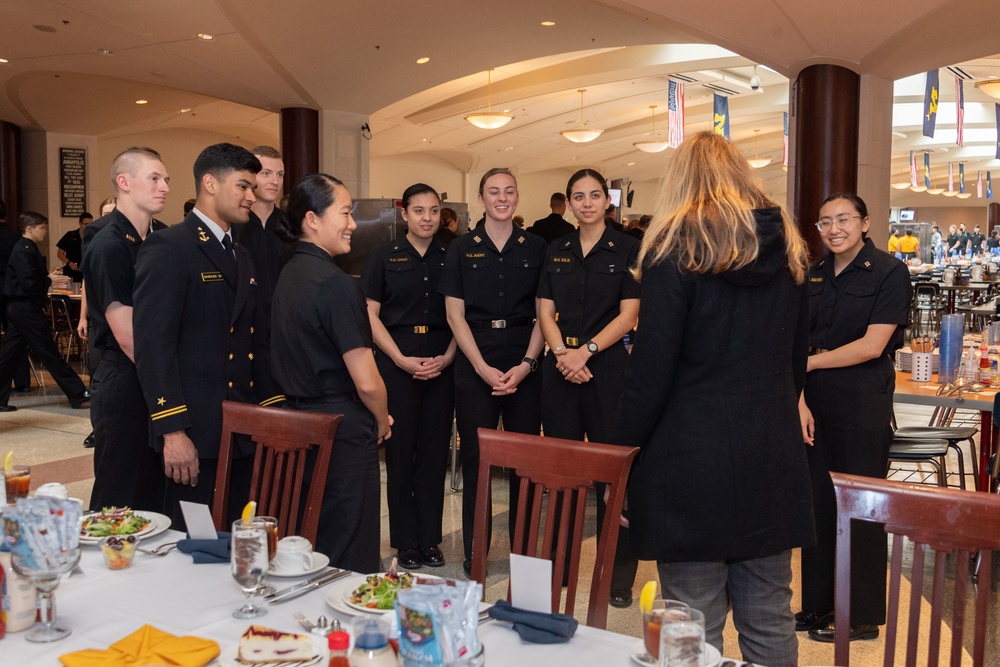 The Honorable Meredith Berger visits the U.S. Naval Academy