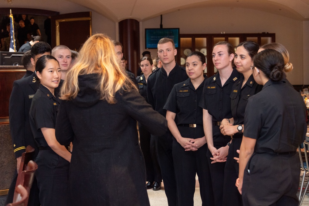 The Honorable Meredith Berger visits the U.S. Naval Academy