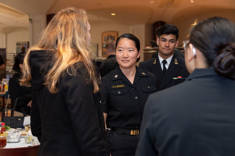 The Honorable Meredith Berger visits the U.S. Naval Academy