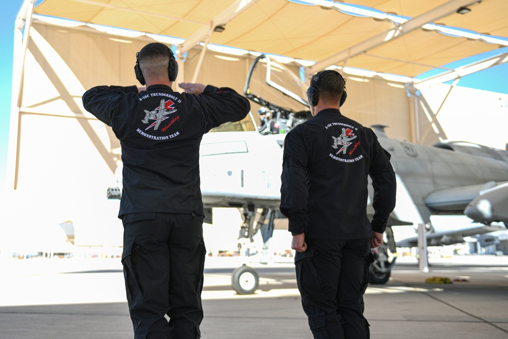 1 Mar A-10 Demonstration Team Practice