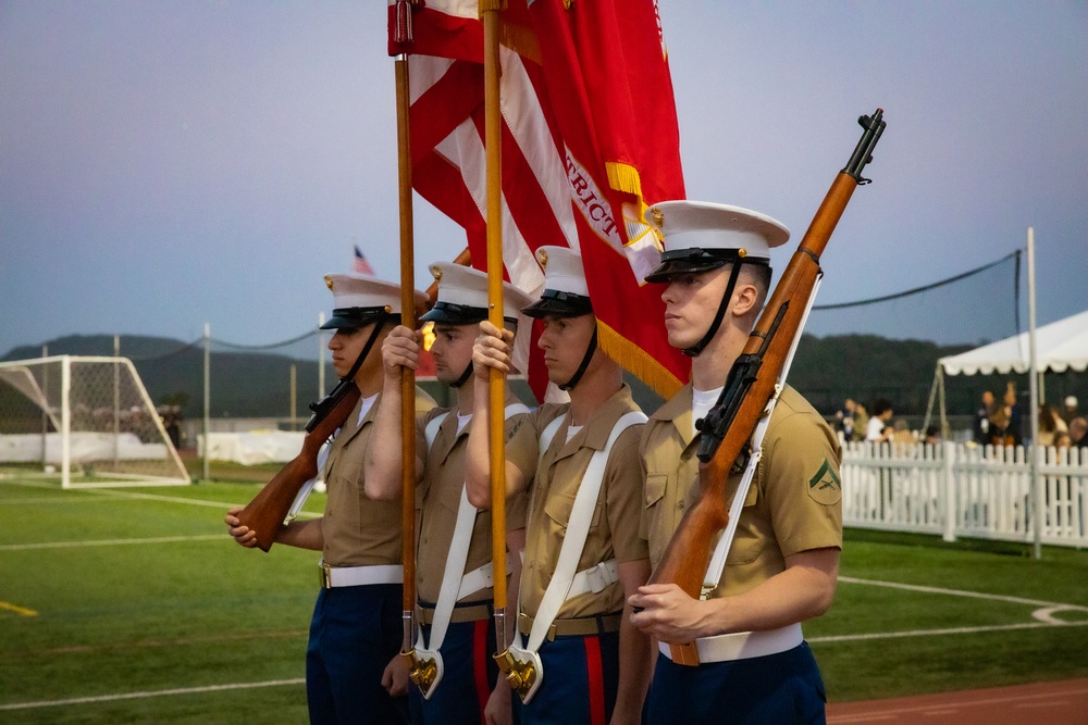 Marines participate in the Lamar Hunt U.S. Open Cup