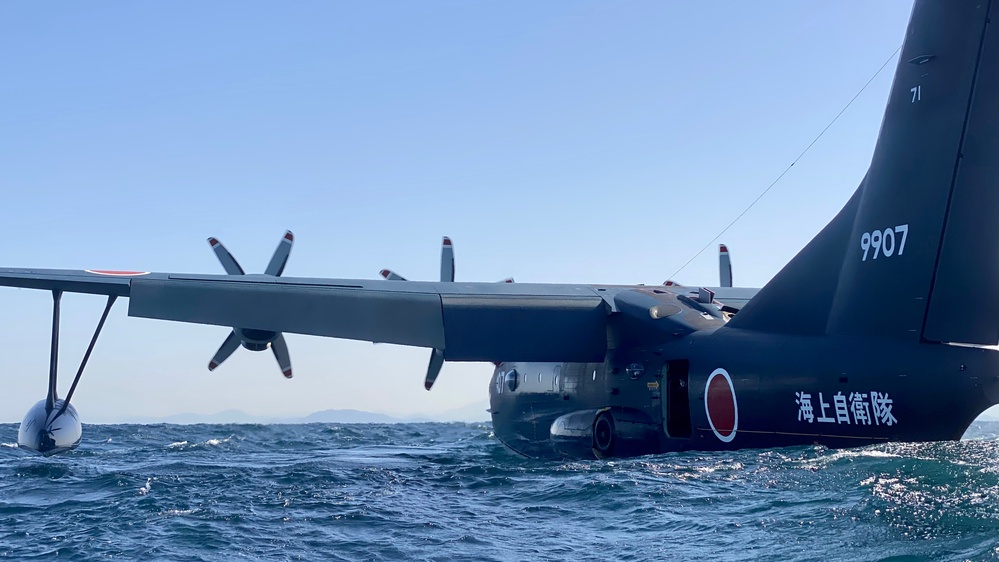 AFSOC, USFJ deputy commanders fly on Japan's amphibious US-2