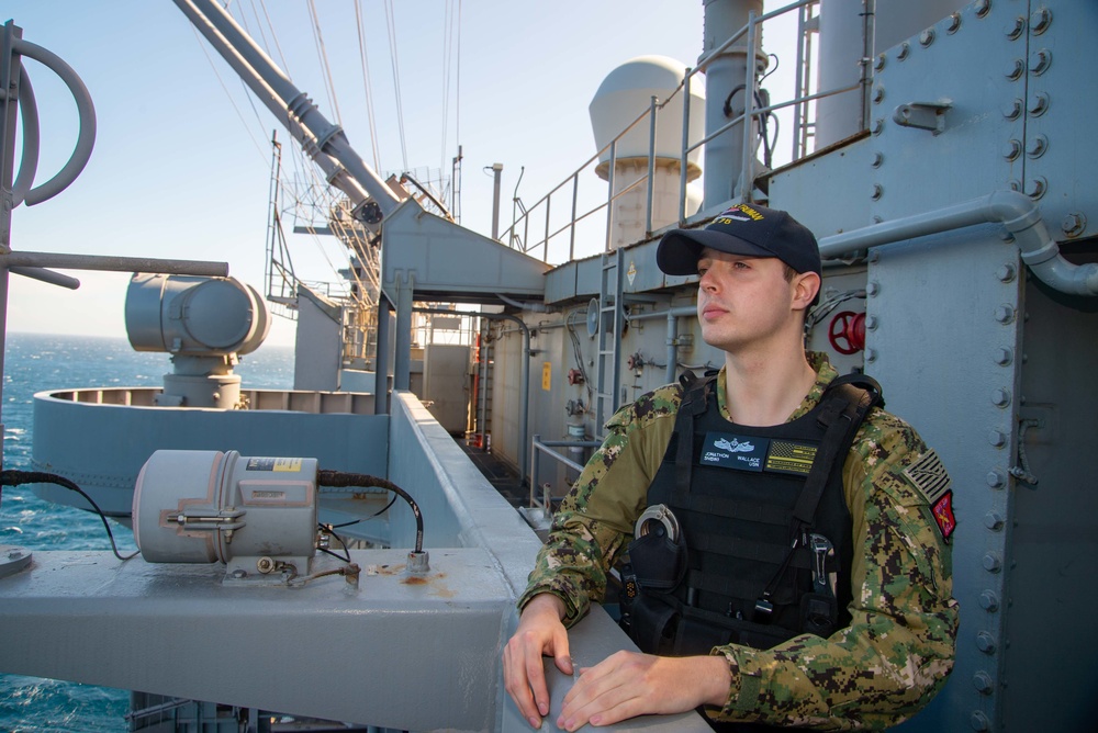 The Harry S. Truman Carrier Strike Group is on a scheduled deployment in the U.S. Sixth Fleet area of operations in support of naval operations to maintain maritime stability and security.