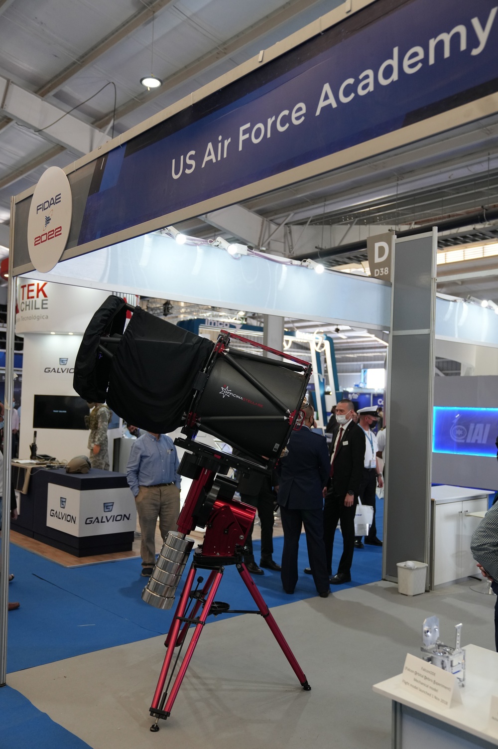 USAFA Falcon Telescope on Display at FIDAE