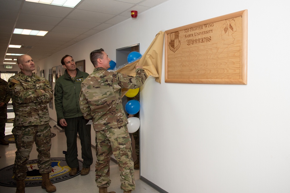 Saber University opens its doors for Spangdahlem AB