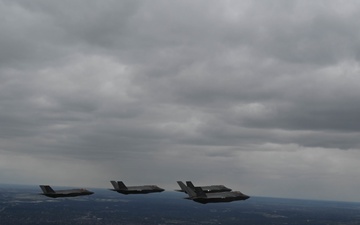 T-38 Talon flies training mission with F-35 Lightning II during Exercise Agile Tiger