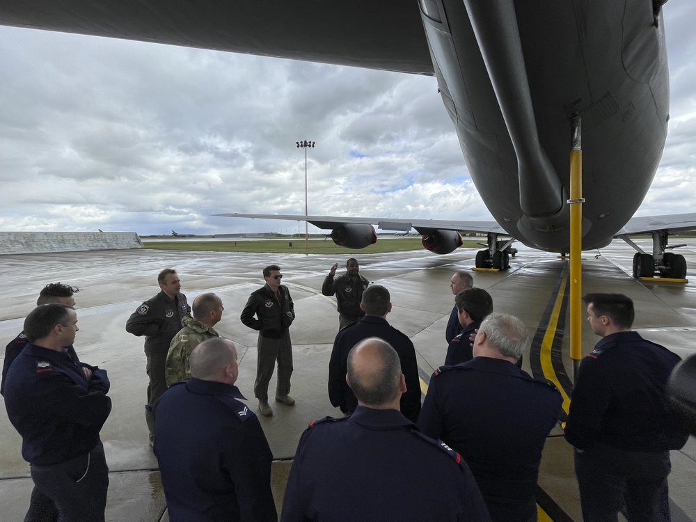 RAF Police learn about Airmen, mission, culture of Bloody Hundredth