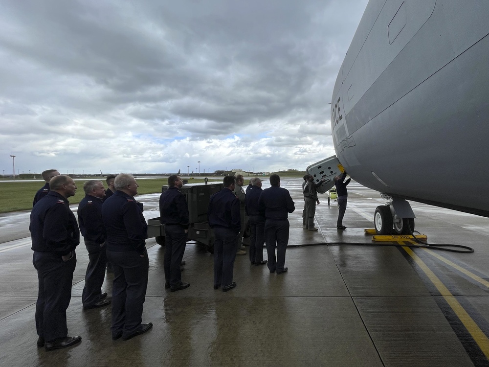 RAF Police learn about Airmen, mission, culture of Bloody Hundredth