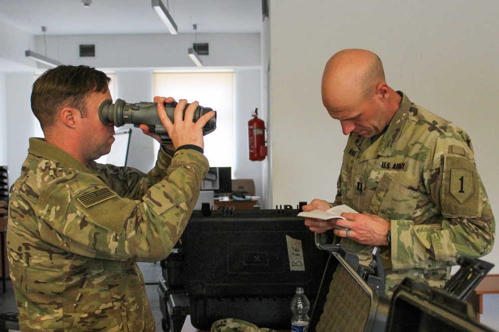 Soldiers of Bravo Company Conduct PMCS on Ancillary Equipment