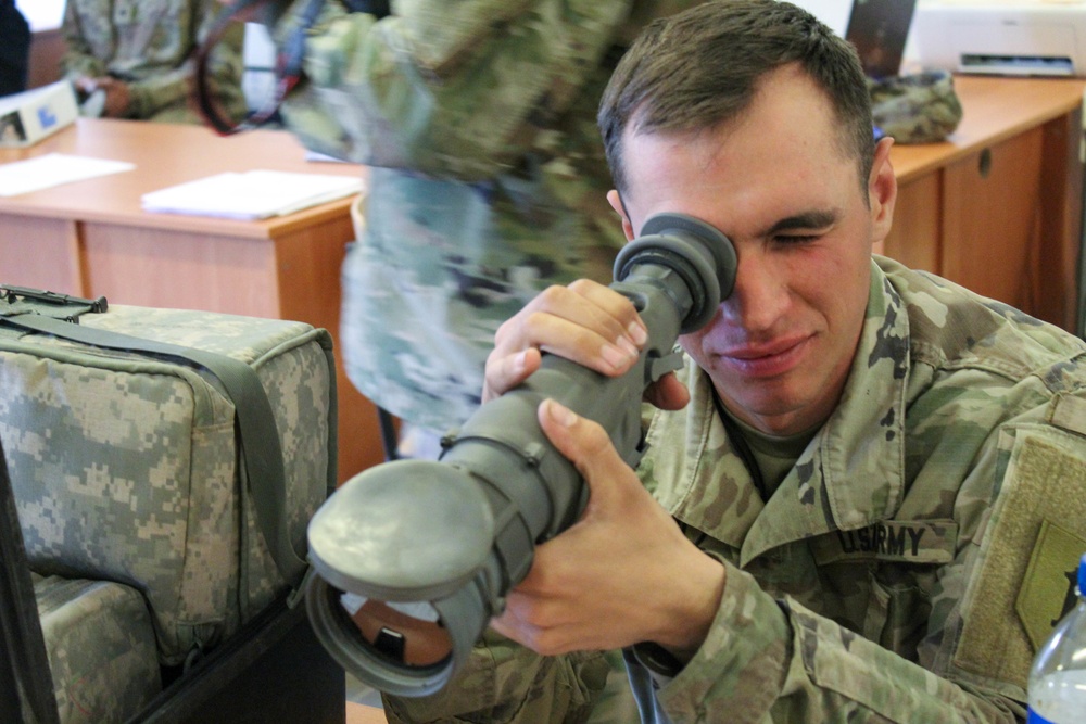 Soldiers of Bravo Company Conduct PMCS on Ancillary Equipment