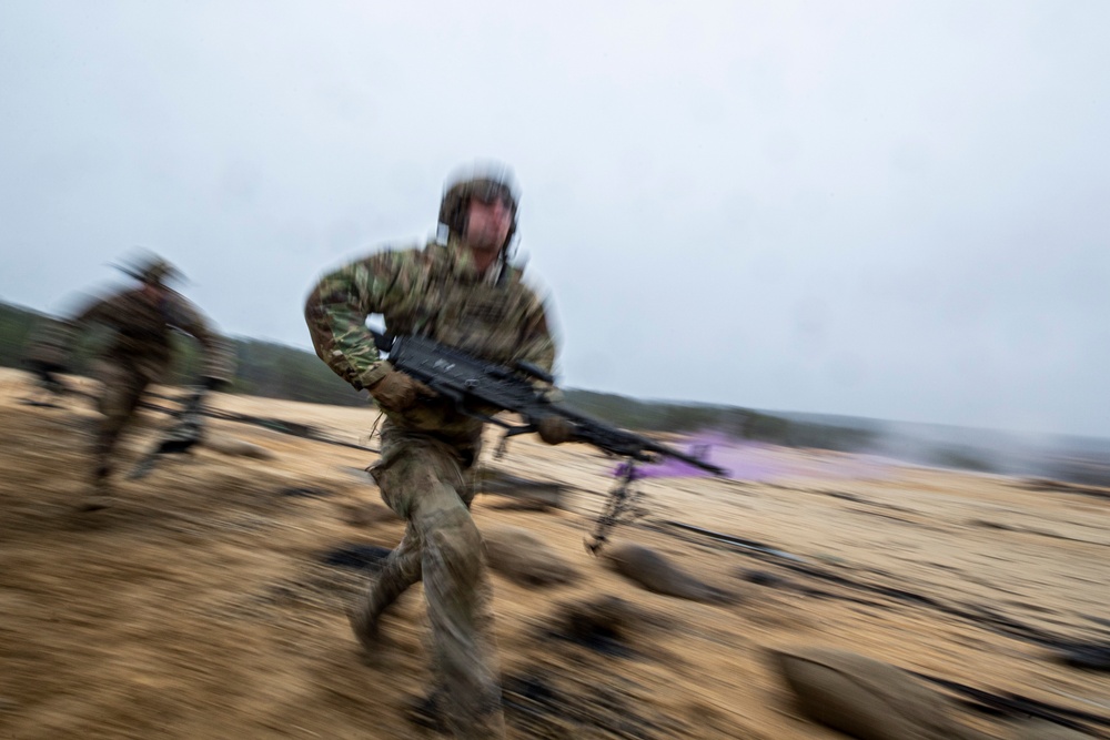 Infantry Advanced Leaders Course 22-02 live-fire battle drills