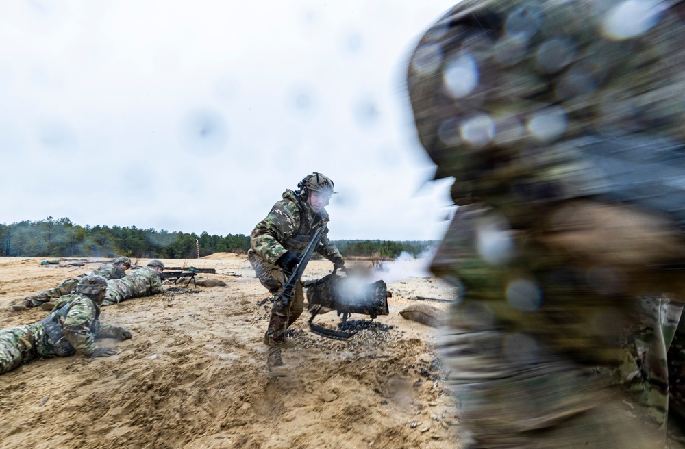 Infantry Advanced Leaders Course 22-02 live-fire battle drills