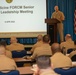 The Force Master Chief hosts Senior Enlisted Leadership Meeting on Present and Future of Hospital Corps