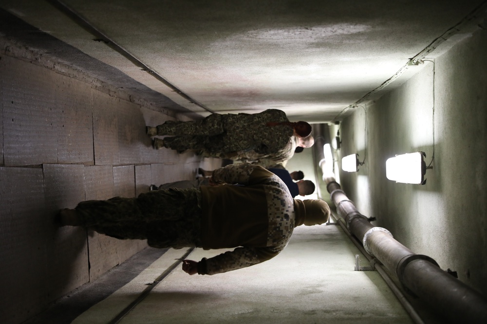 Viper Soldiers tour former top secret Soviet nuclear bunker