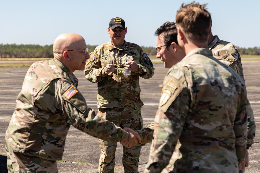 Retired Ranger Training Battalion Commander Visits Camp Rudder