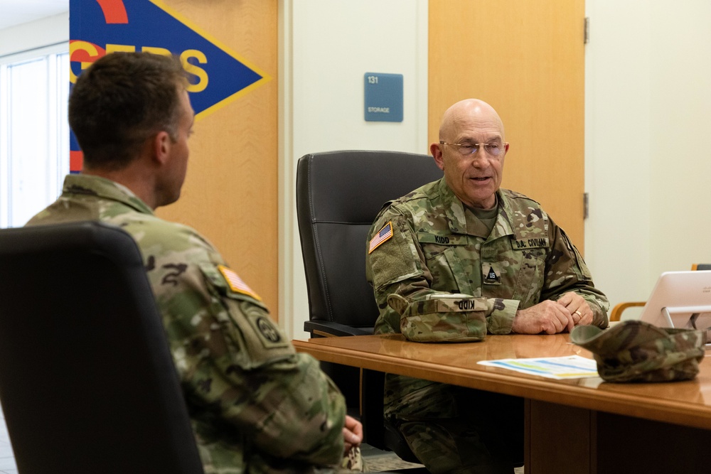 Retired Ranger Training Battalion Commander Visits Camp Rudder